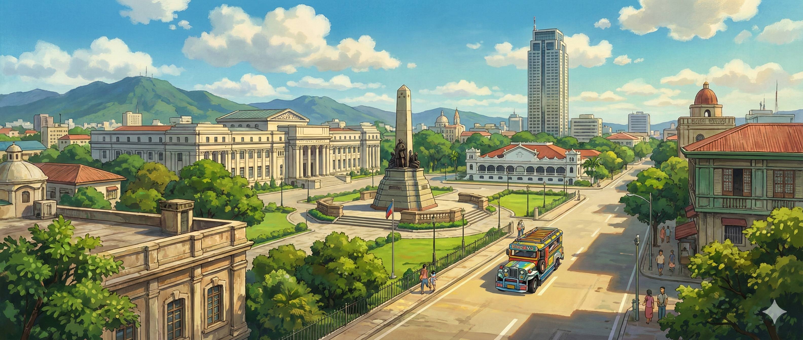 Lush Philippine landscape